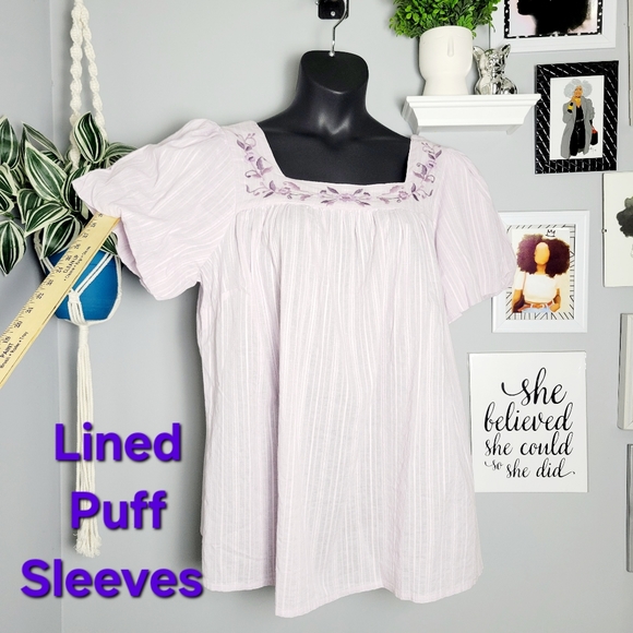 🔥NWT Avenue Misty Embroidered Top - Picture 6 of 11